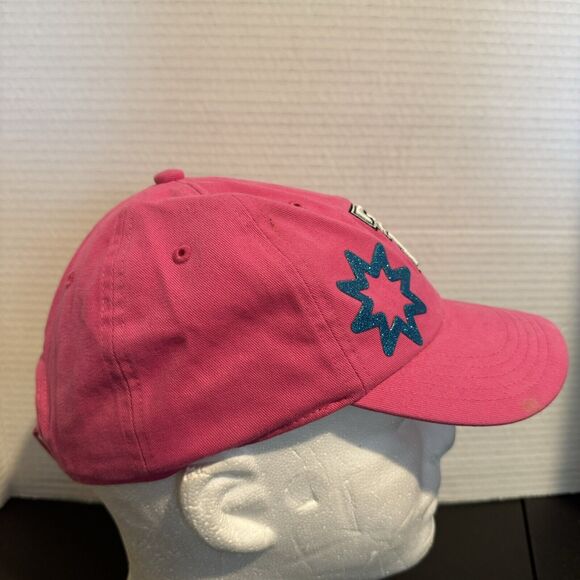 47 Brand Texas Tech Red Raiders Kids Pink Hat Double T Logo Adjustable Strapback - Picture 2 of 11